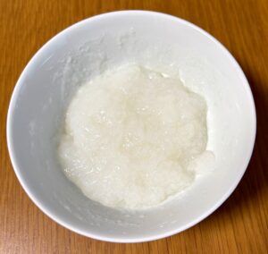 完成した宮源のお粥ゼリー