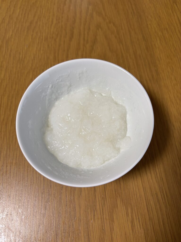 完成した宮源のお粥ゼリー