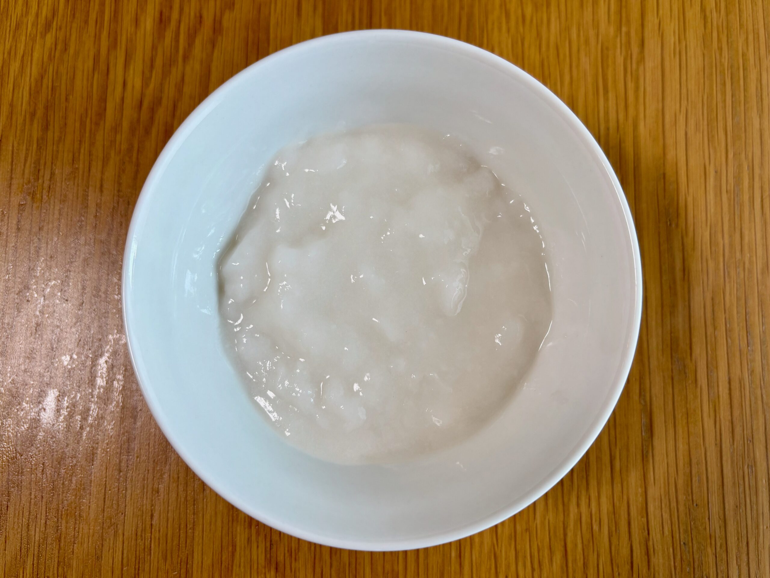 キユーピー「なめらかごはん」をレンジで温めた後